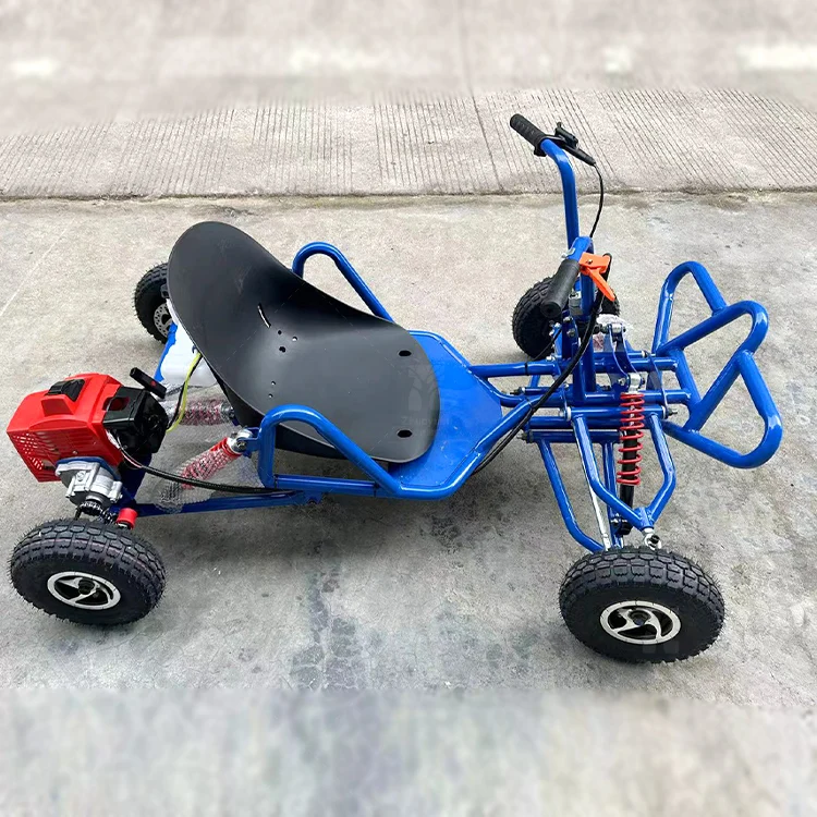 Zhuoyuan High Quality 63cc Drift Go-kart  Outdoor Racing 2 Stroke Mini Go Kart De Drift Mini Drift Go Kart Adult For Kids