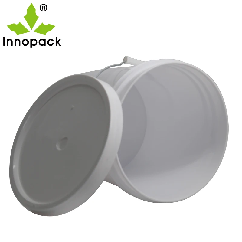 
2 gallon plastic paint bucket with lid plastic pails for coating 
