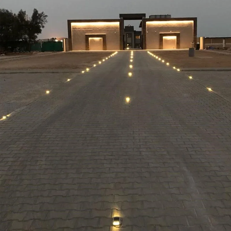 LED Cat Eye Outdoor Waterproof Aluminum Solar Flashing Cats Eyes Road Stud Raised Pavement Marker