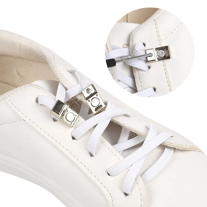 Lazy Laces Colorful Quick Magnetic Shoelaces Elastic Shoe laces No Tie Flat Magnetic Shoelace