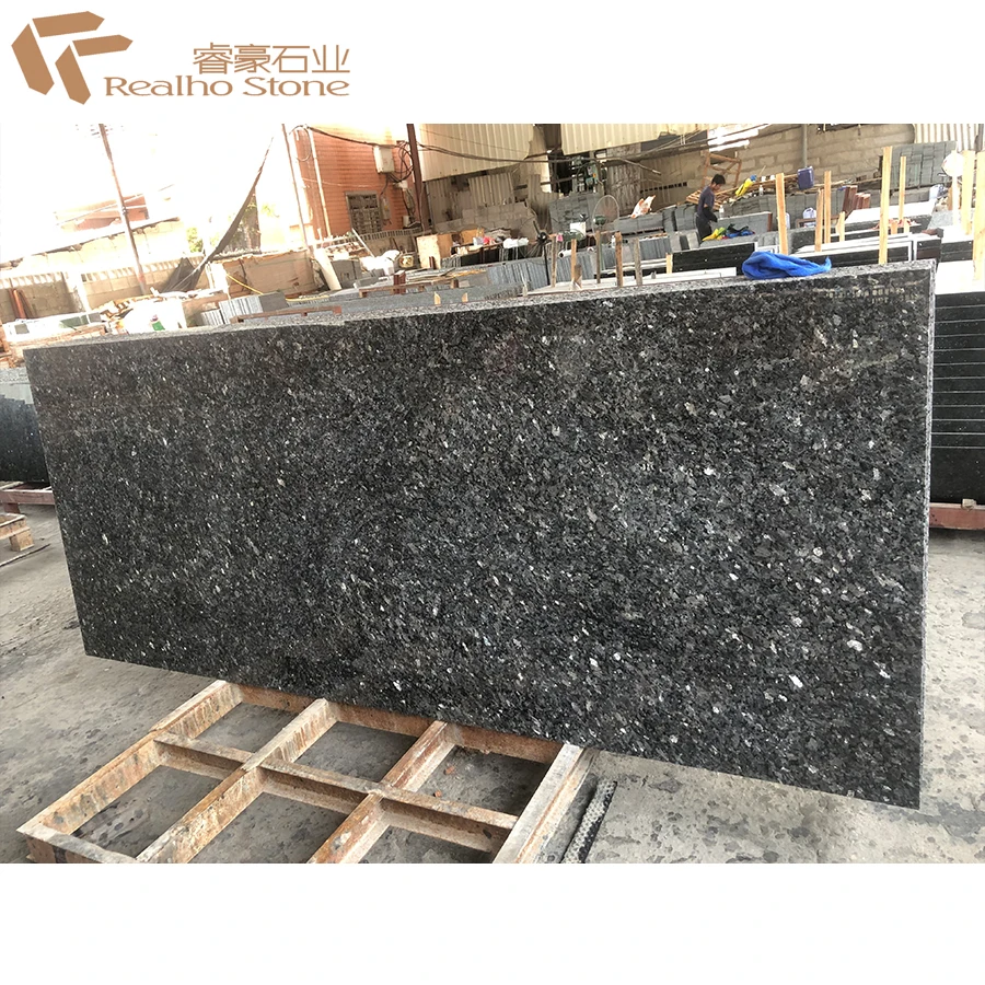 Granite Stone Blue Pearls Granite Slabs Cladding Granite Slab Natural Stone Paving Tiles
