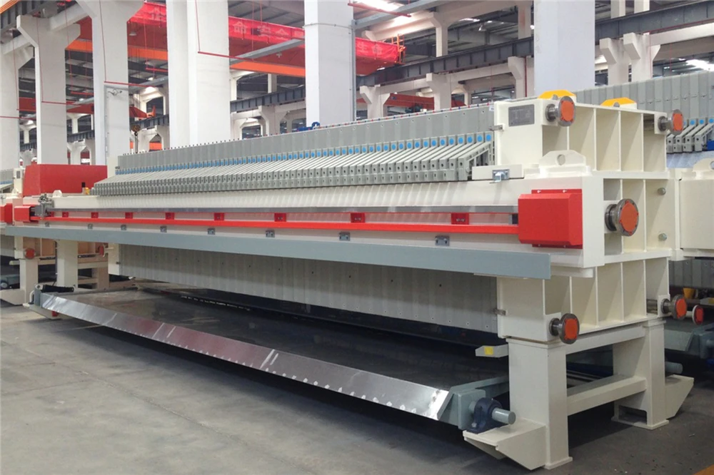 Automatic ptfe hydraulic belt plate frame stainless press filter