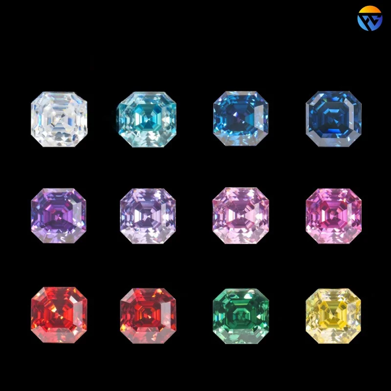 Заводская оптовая продажа moissanite vvs1 gra сертифицированный шампанское красный зеленый розовый серый черный цвет mossanite Алмазный рассыпной камень