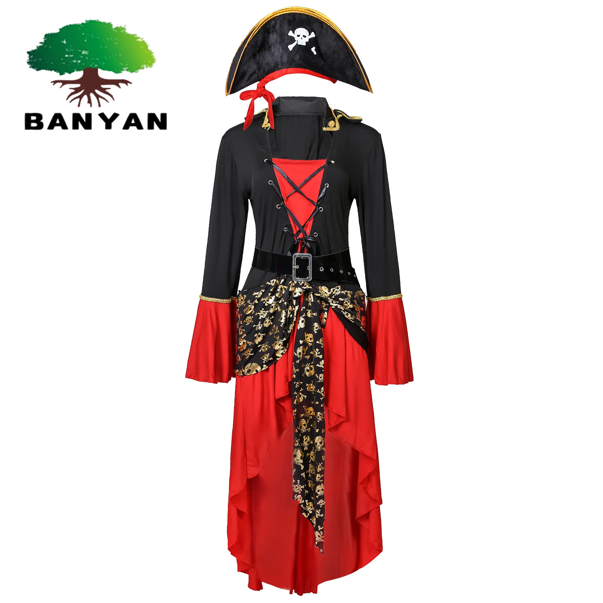 Halloween Dress Hot Sell Female Pirate Performance Clothing Export Game Uniform Temptation Cosplay Sailor Dance Costume
