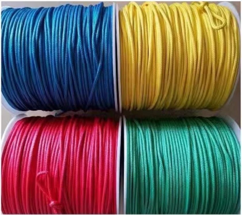 2mm round UV resistant Rope Cord String Dynee ma rope  wax Power cord