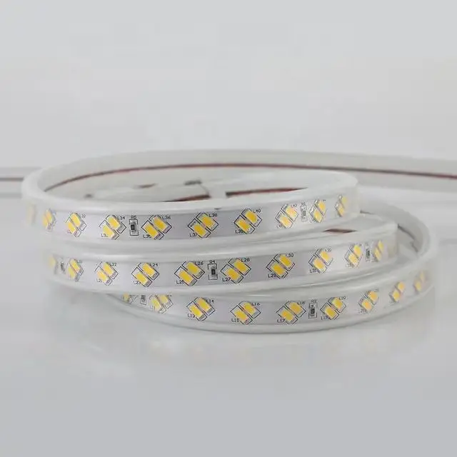 Дешевые светодиодные полосы света 110 В 220 SMD 5730 2835 5050 3014 водонепроницаемые наружные гибкие изюминки