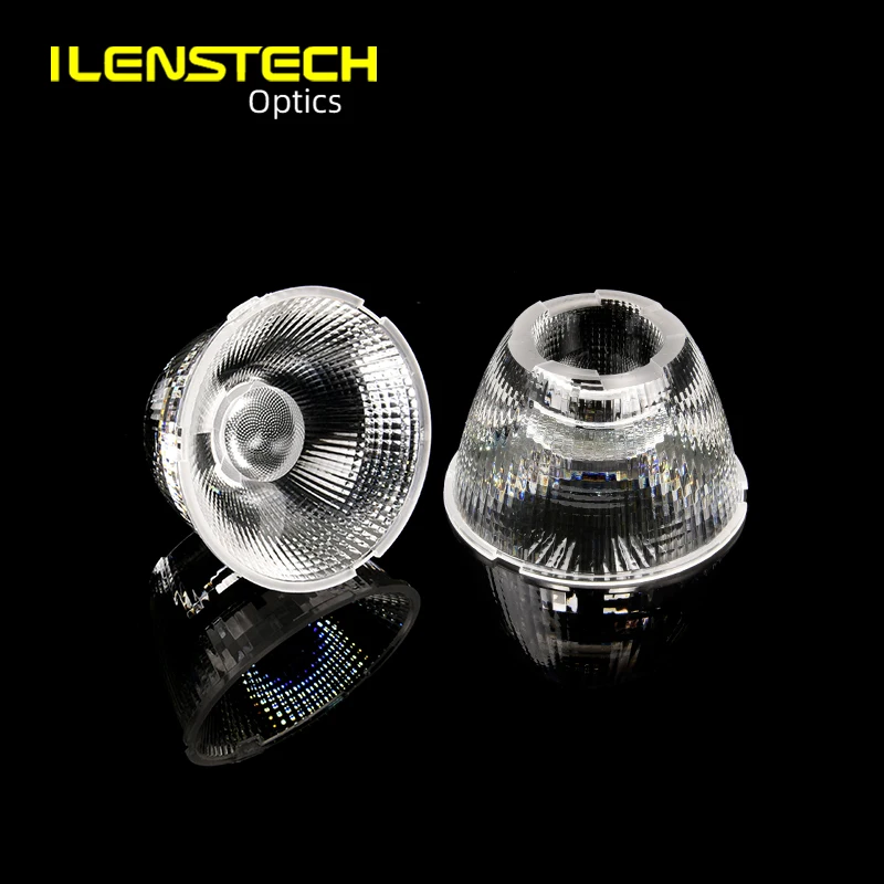 OEM Customized High Power Lights Projector Lens 62mm 36 Degree COB Lens PMMA Acrylic Lens Optics