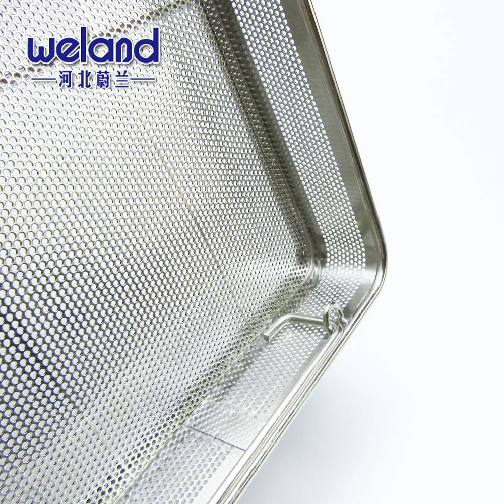 Food Grade Stainless Steel 304/316 Perforated Metal Baskets Perforated mesh tray