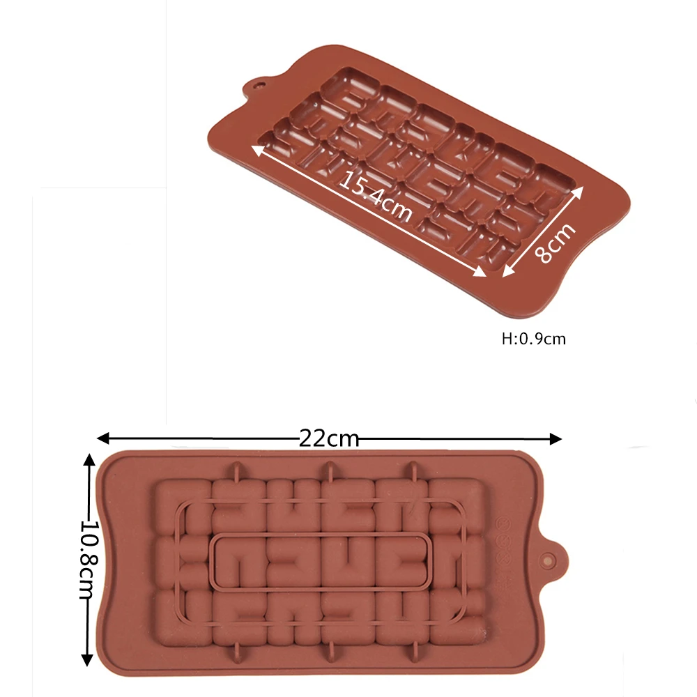 Factory custom wholesale silicone chocolate  mold fondant tool chocolate chips