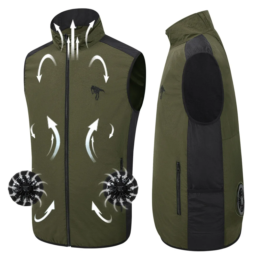 New Summer Anti-UV USB Smart Cool Coat Sun protection Air-Conditioning Fan Cooling Vests TC11111