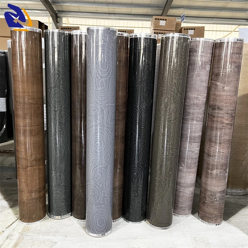 Wood Grain Heat Transfer Film Hot Stamping Foil Roll Manufacturer For Plastic PS Wall Panel