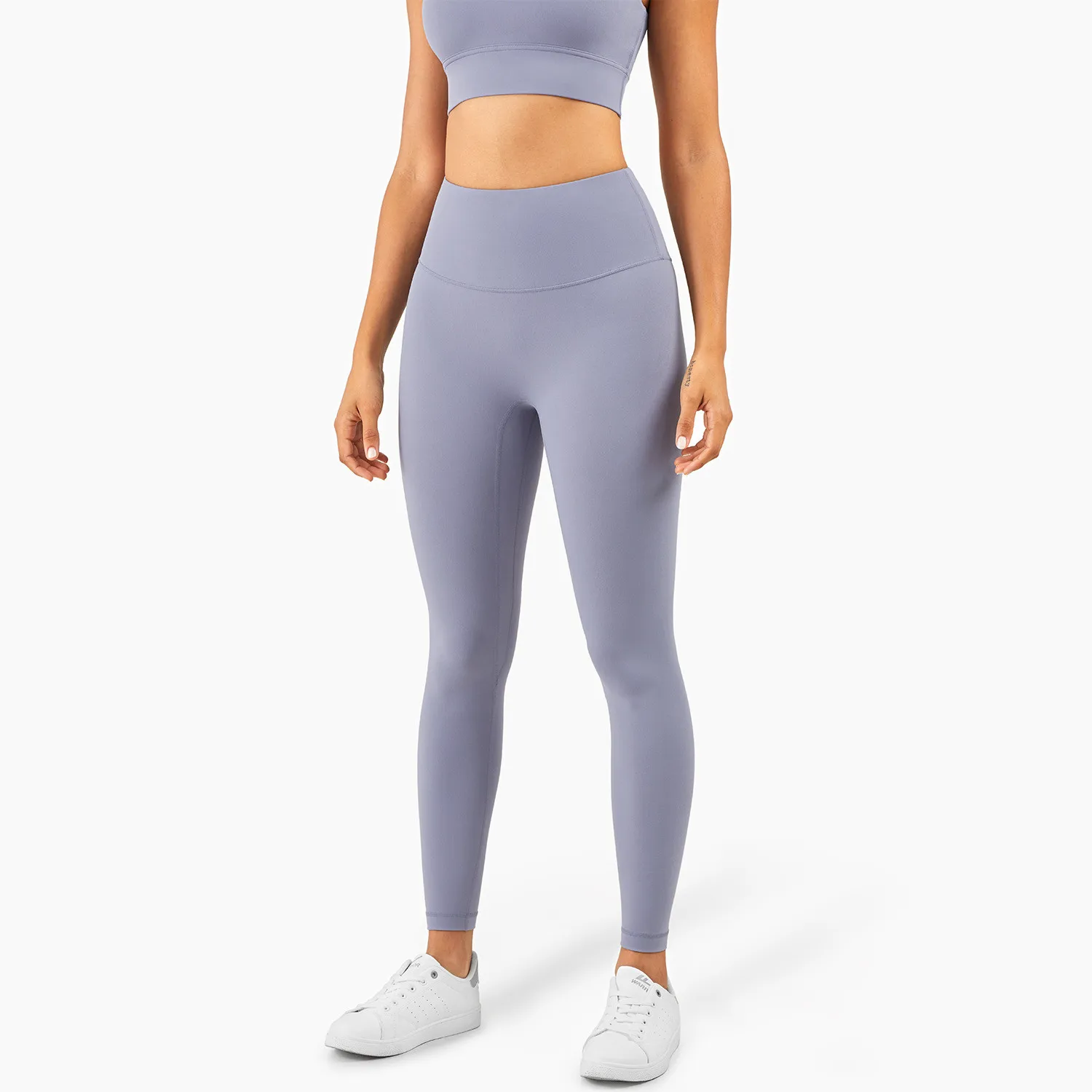 Wholesale Custom 2022 LuLu High End Nuls Fabric Yoga Leggings Stretch Gym Fitness Active Wear High Waist Yoga Pants