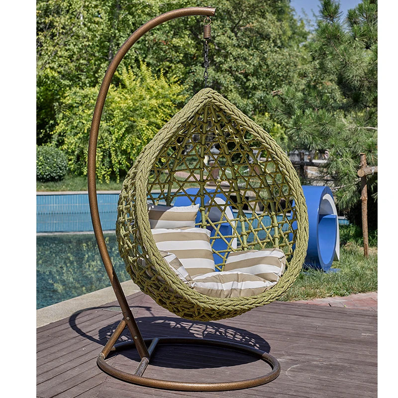 Birdcage Hanging Chair Foldable Chairs For Sale With Stand Porch Double Pod Wholesale Garden Furniture Bedroom Outdoor Armrest