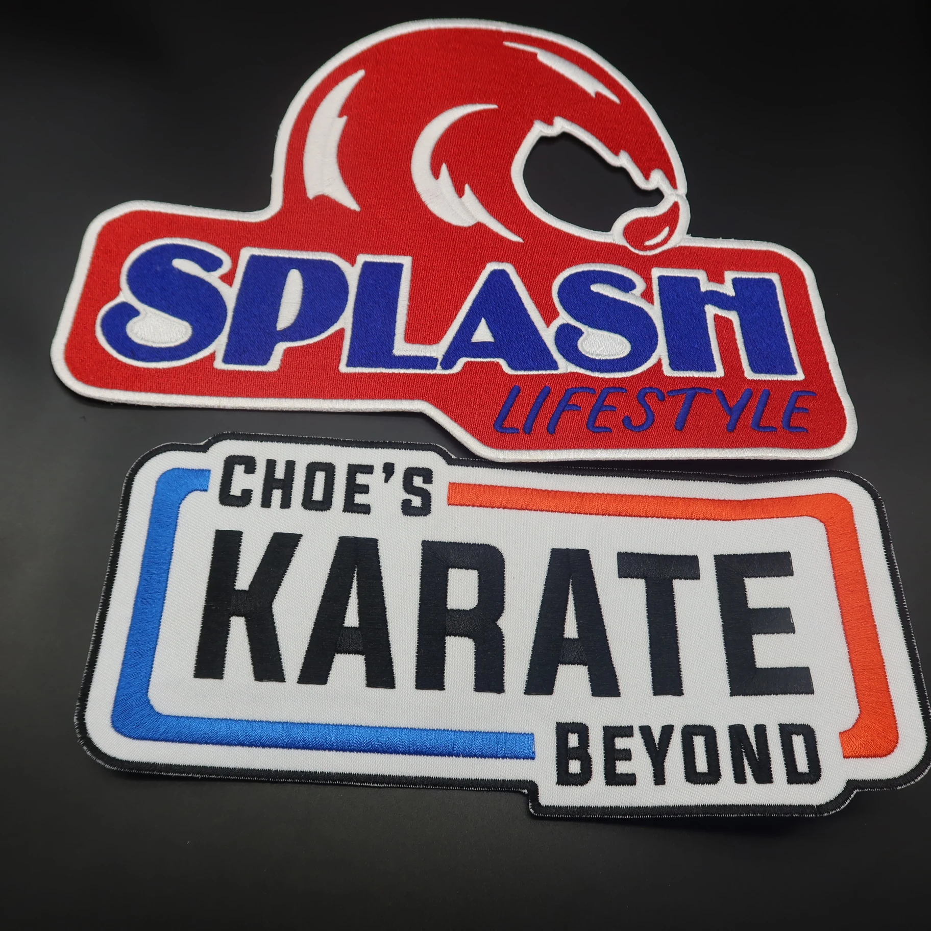 Embroidery Badges Custom Logo Cotton Embroidery Labels PVC 3d Embroidered Patches with Ironing On Backing For Jeans