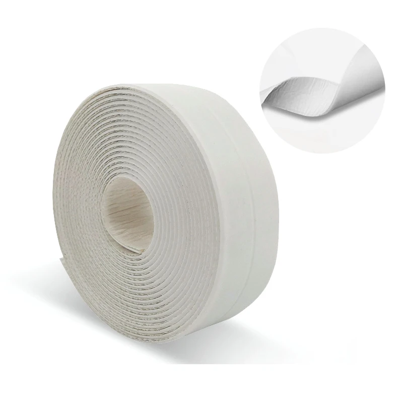 ANTI Wholesale White Bathroom Corner Waterproof Caulk Tape Self Adhesive, Caulk Tape Kitchen Used For Kitchen