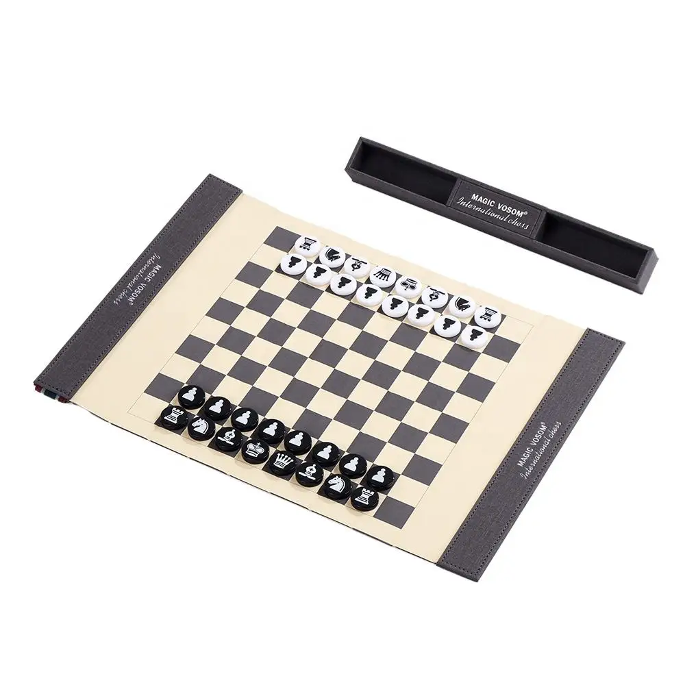 New Arrive Cheap Beginner Manufacturers Portable Hand Made folding Chess  Board Game Set For