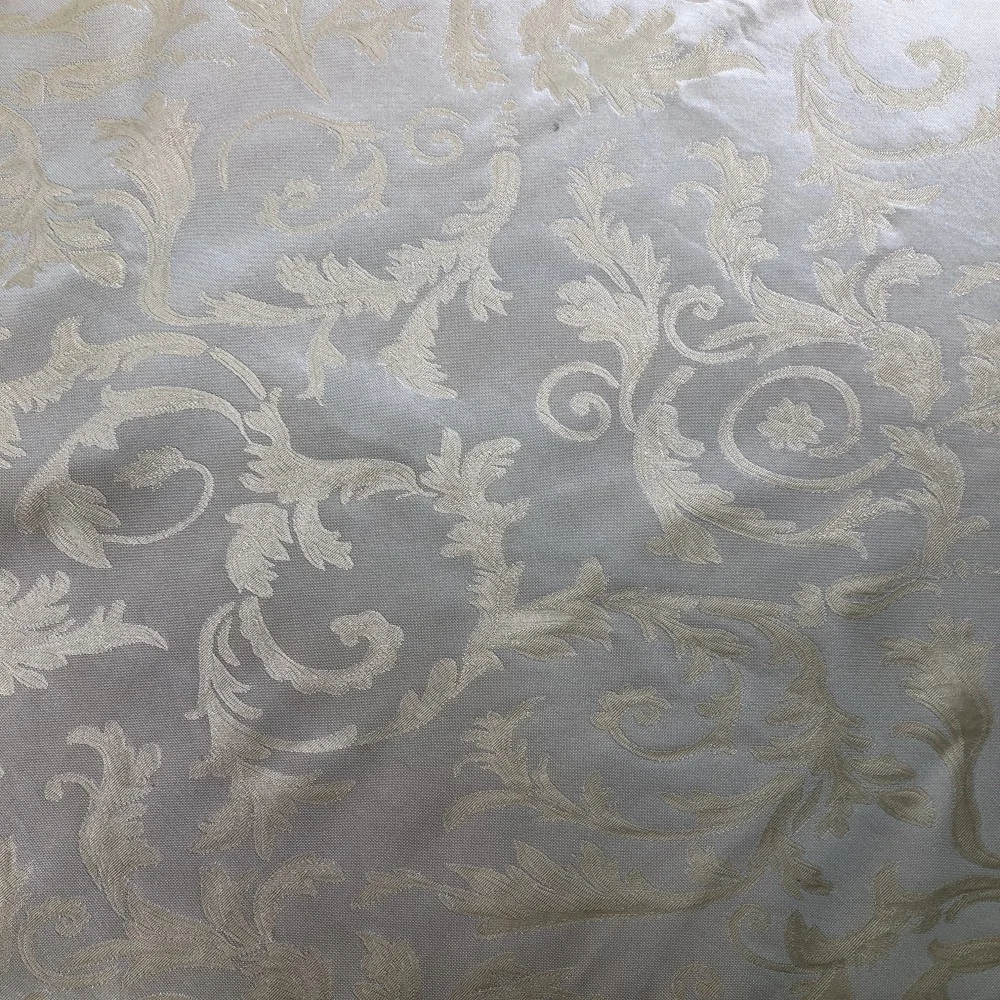 Modern design polyester material two tone jacquard fabric for curtain home textile