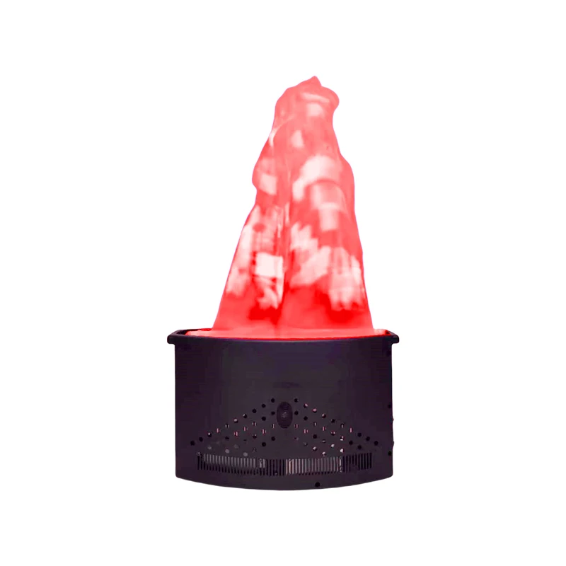 1.5m Silk Cloth Fire Flame Light LED  Red Electric Fake Flame Effect Machine Double Blower For DJ Stage Disco Holiday Decoration