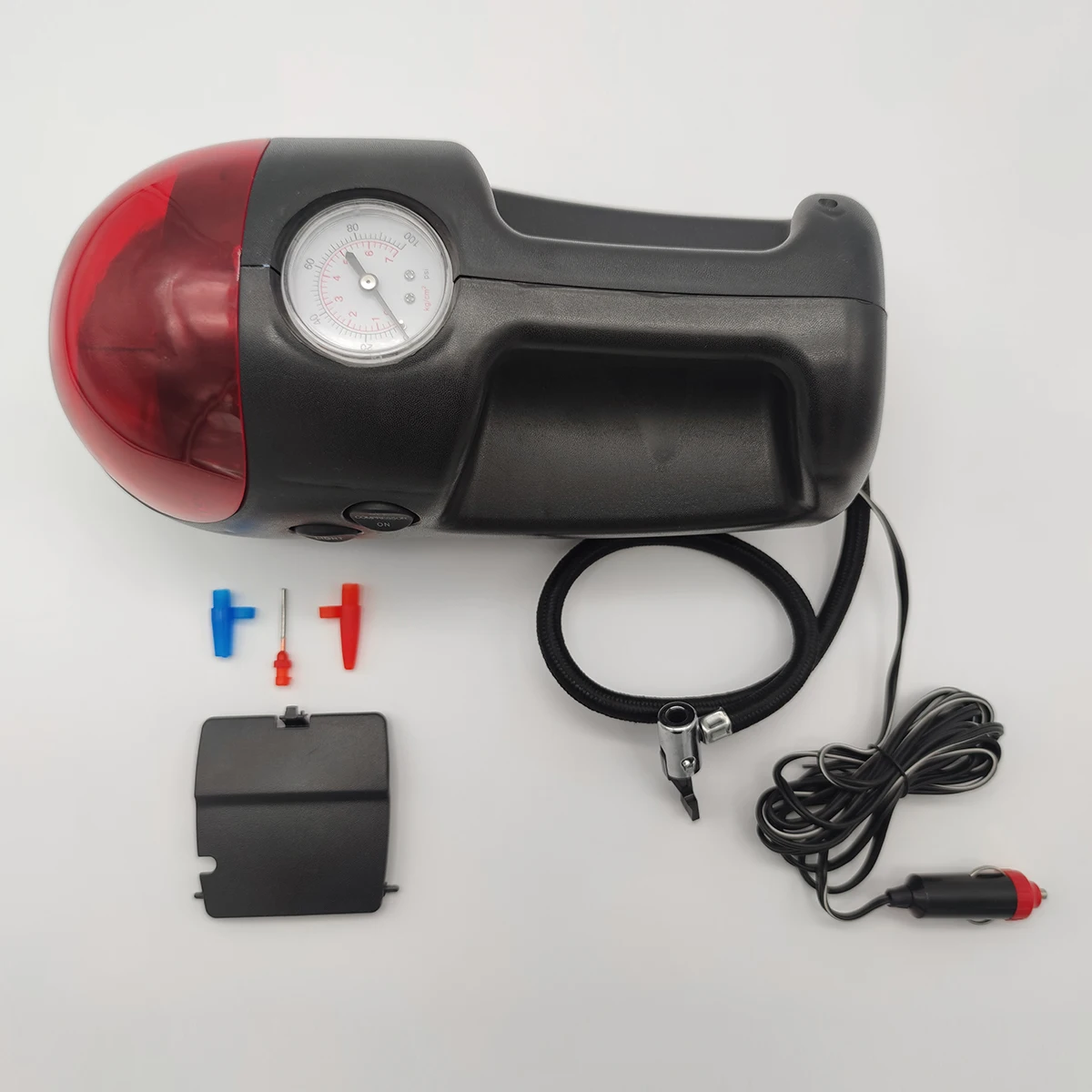 Portable electric mini tire inflator air compressor car auto pump video air pump tire inflator for bike suv truck DC 12v