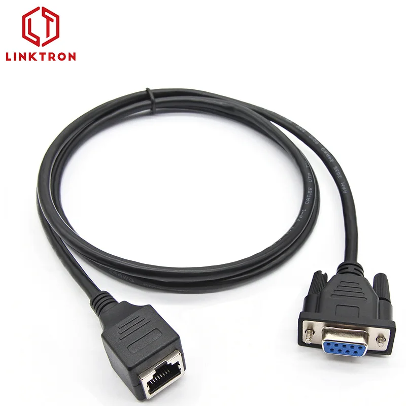 Db9 Cable Male To Db9 Female Serial Rs232 Cable Null Modem Cable DB9 to RJ45