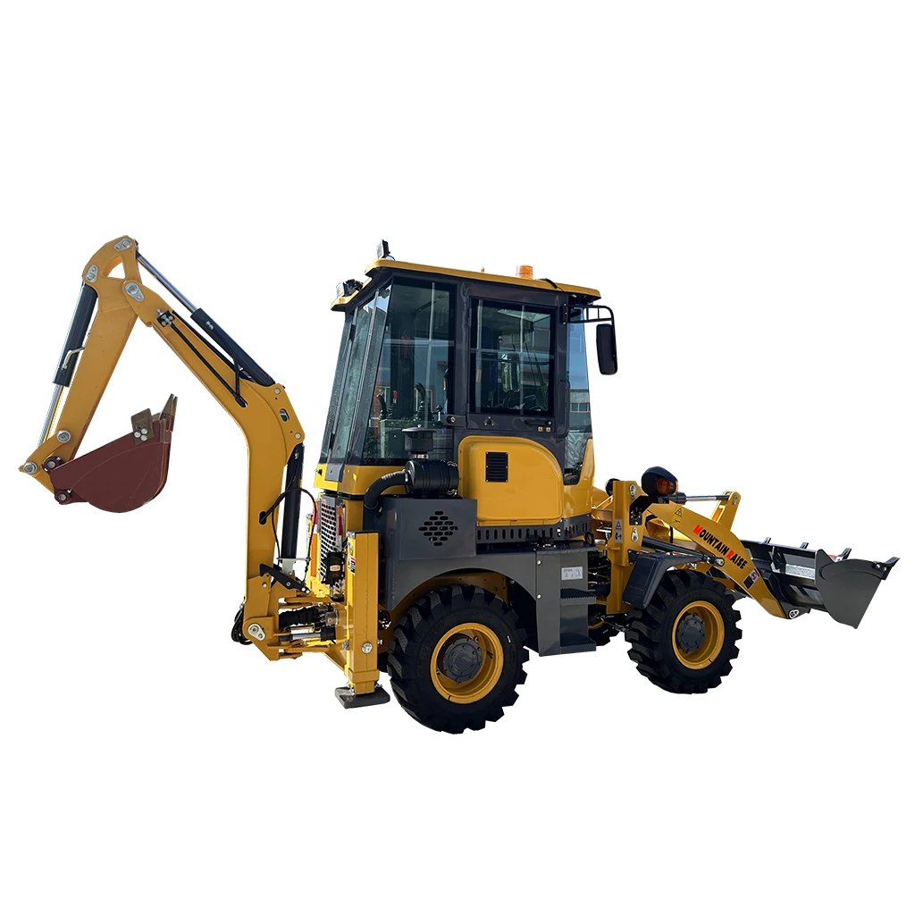 compact backhoe tractor loader backhoe 4x4 3 ton 1.5 ton backhoe loader price with air condition