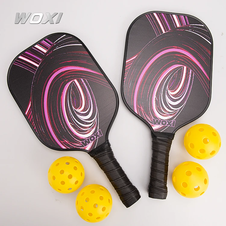 USAPA standard Custom Top Quality Carbon fiber material Pickleball Paddle set