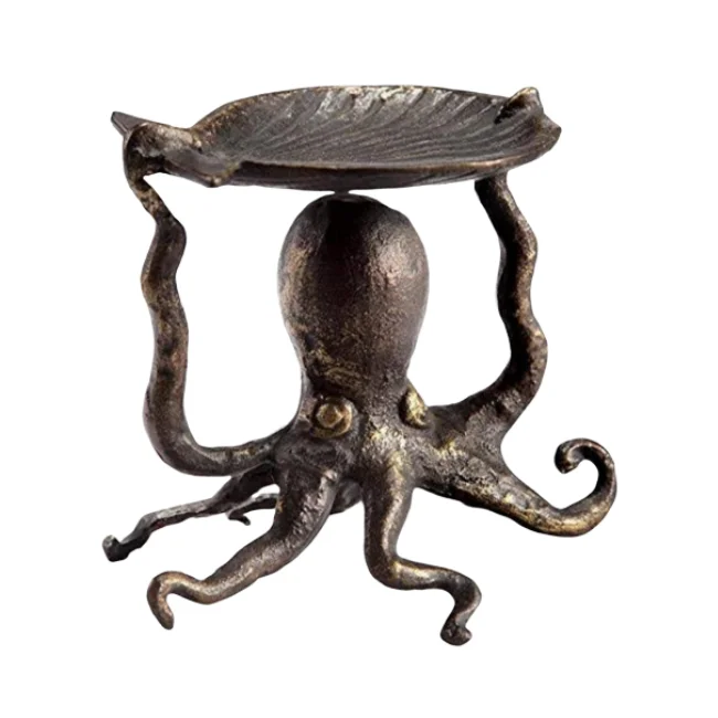 Handmade Metal 5 arms Candelabra Centerpiece Candle Stand Home Decoration for Event Wedding Party Tulip Pattern decor accents