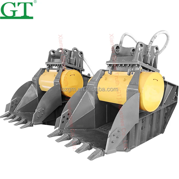 Skid Steer Bucket Crusher Spare Parts Digger Crusher For 8 ton Excavator