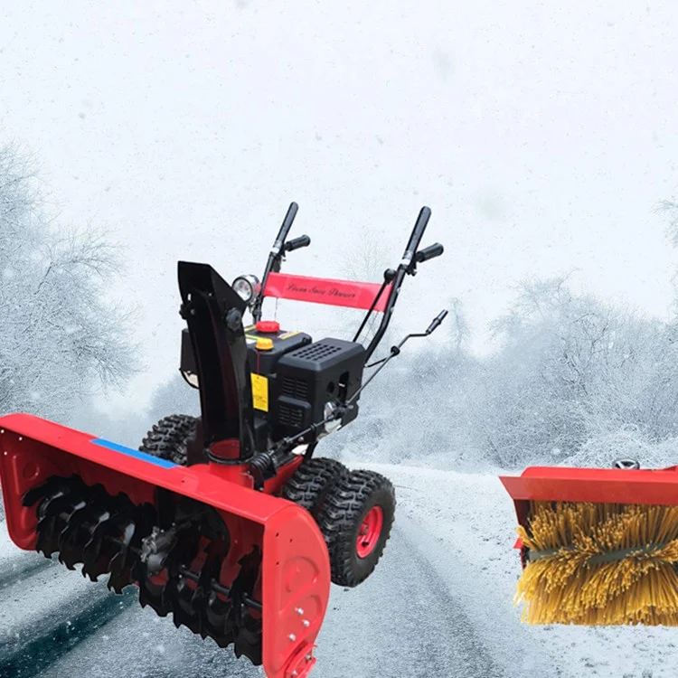  Большая площадь snowplow мини снегоочиститель бензиновая дорожная уборочная машина для