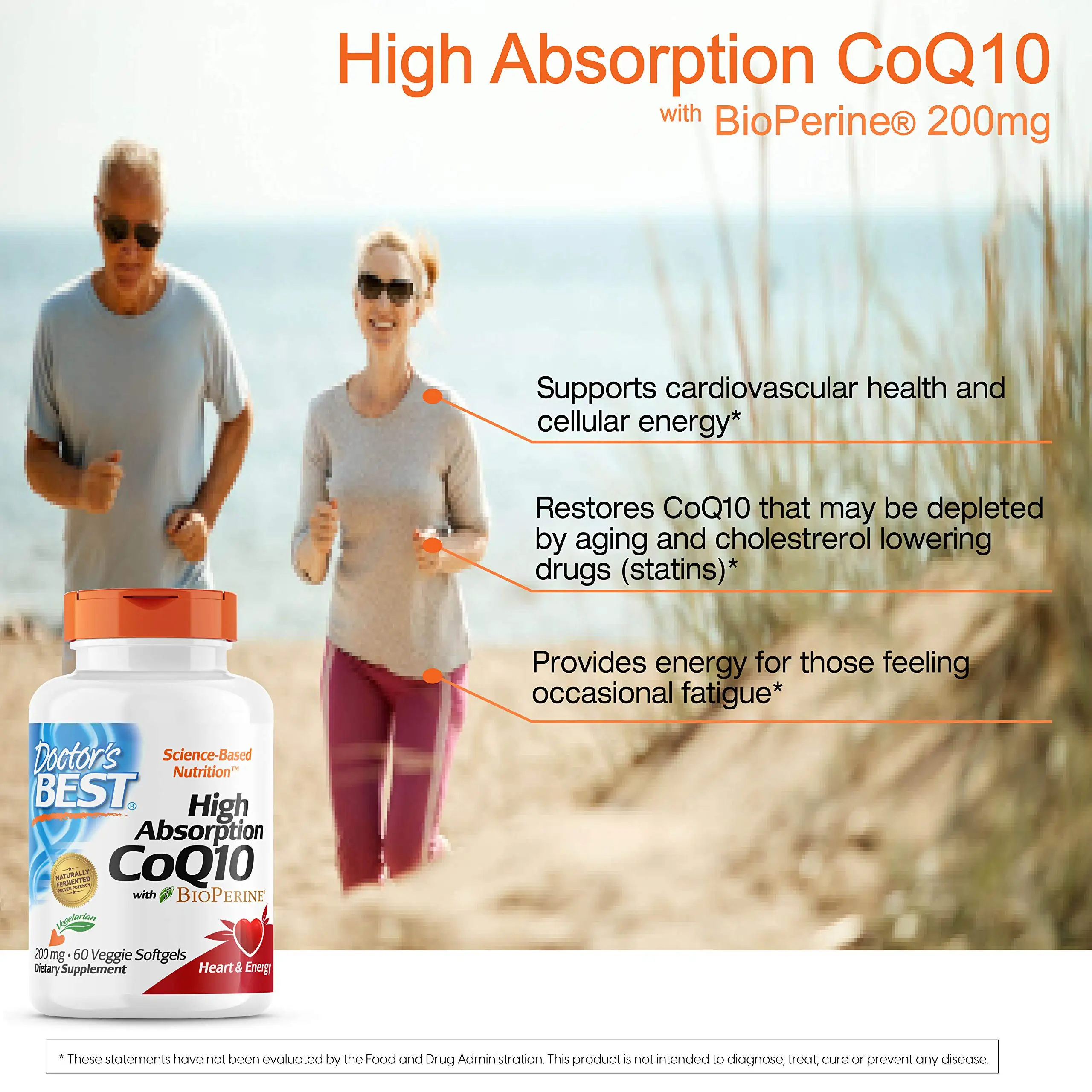 coq10 supplement CoQ10 Ubiquinol 200mg Capsules Softgels For Support Heart Health Natural Products