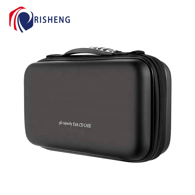 Scratch Resistant 96 Capacity CD/DVD Case Holders Wallet Hard Plastic DVD Disc Cases Storage Binder For Car Home Office Travel