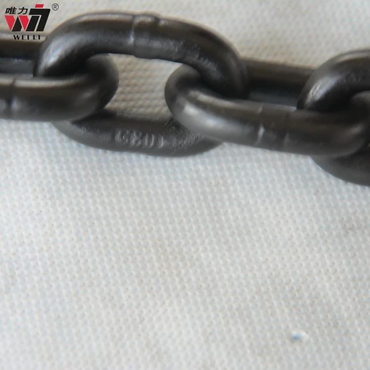 Wholesale best Price High Quality Black Galvanized Alloy Steel Safety Lifting Load Chain