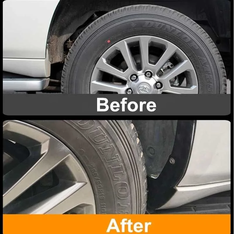 Автомобильный задний брызговики для Land Cruiser Prado J150 J15 2010-2021 автомобиля Fender Брызговики автомобильные