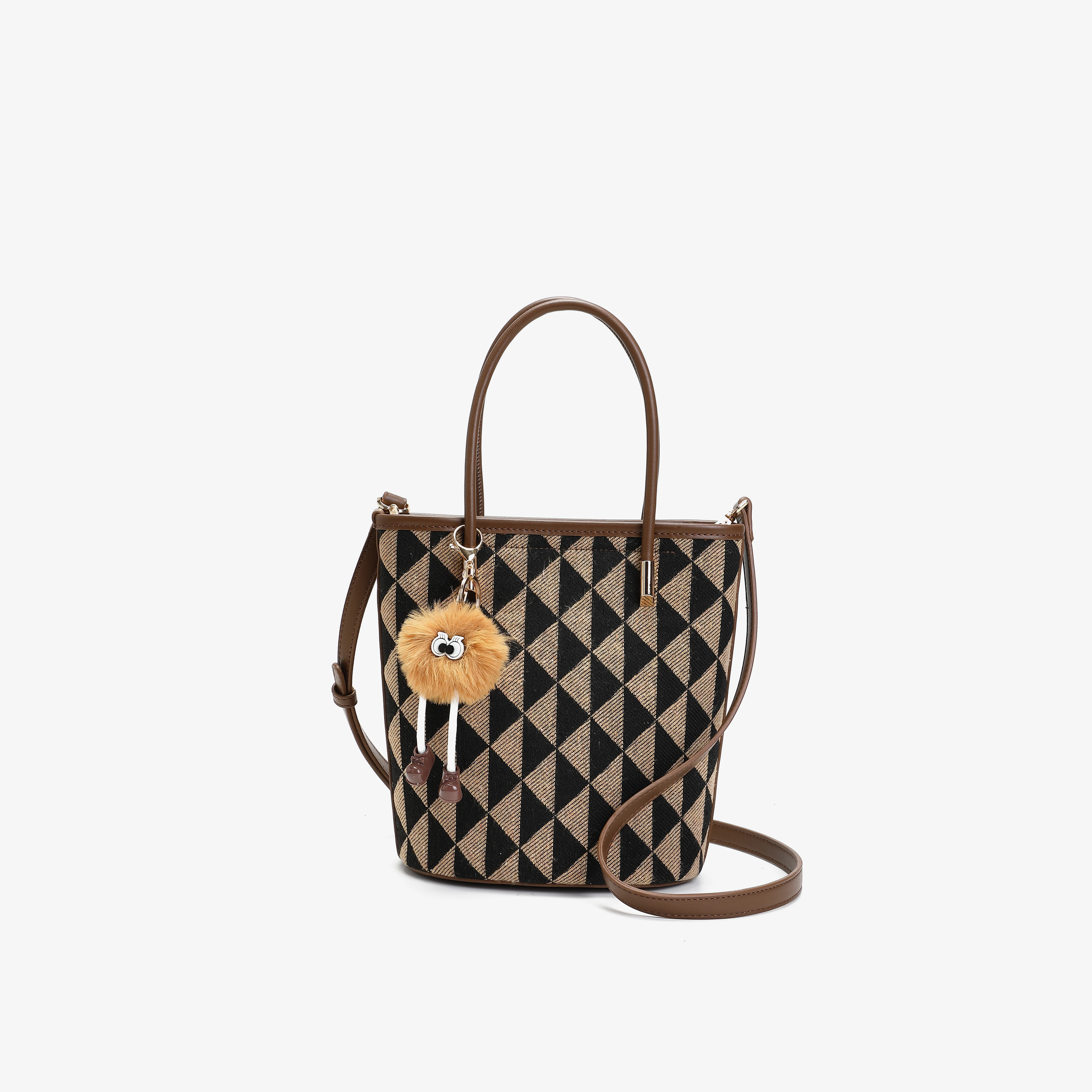 Hot Sale Professional Lower Price Embroidered Fabric Symbole Mini Bag Girls Tote Handbag Small 2 in 1 Crossbody Bags