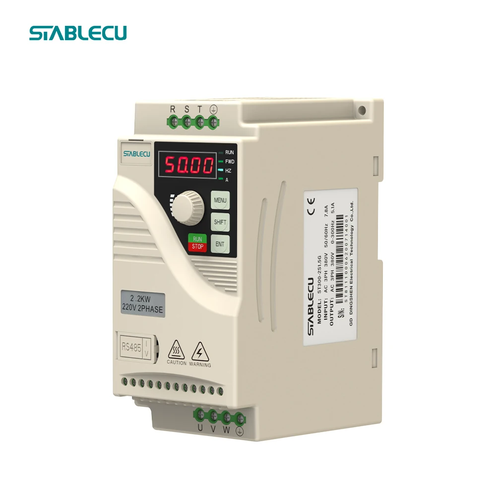 CE AC Frequency Inverter VFD 0.75KW 1.5KW 2.2KW 220V 380V Variable Frequency Drive for Knitting Machine