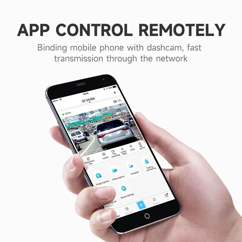 AD363 2.5D Touch Screen Dash Cam GPS Tracking 4G Lte Sim Dual Camera Car DVR Camera With ADAS