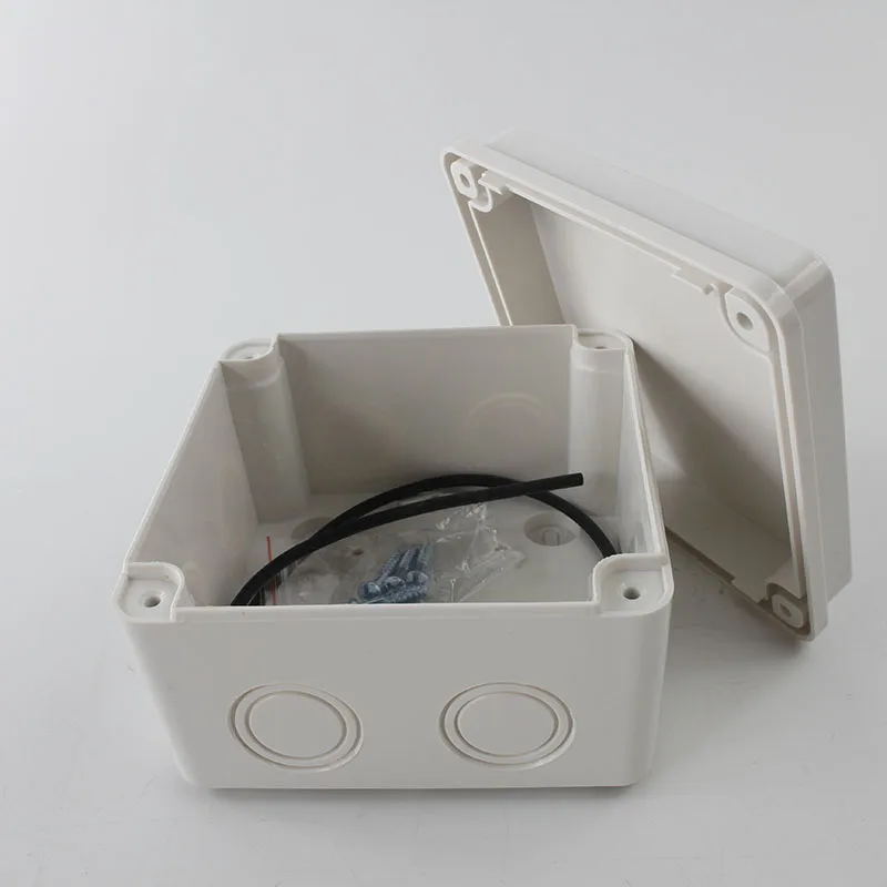 JOHNN abs plastic  industrial outdoor cable small gray enclosure waterproof terminal with knockouts sclausura junction box