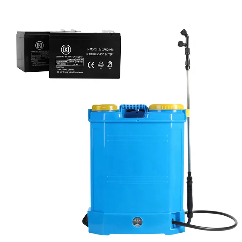 12v 12ah 3.1kg AGM Lead acid battery powered backpack sprayer 20HR