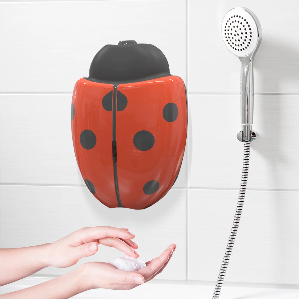 Cute touchless foam bottle electric pump liquid luxury shower sensor hand touch free automatic soap dispenser