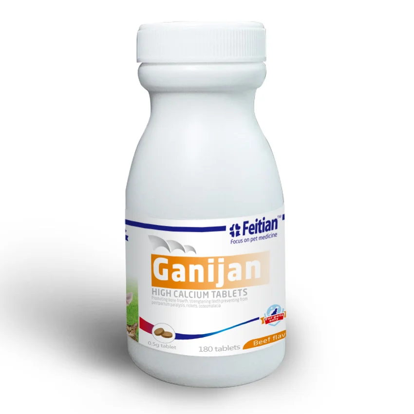 Customize Pet High Calcium Tablets Beef Flavor Nutritional Supplement For Dogs And Cats