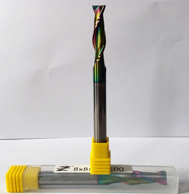 Metal Carbide end mill for Aluminum of good shock resistance and low noise