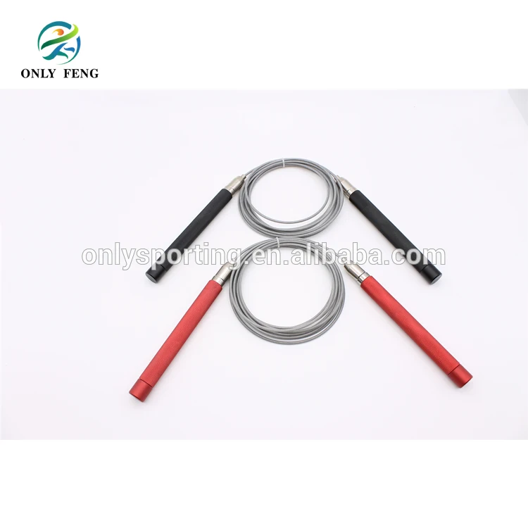 Professional Adjustable Aluminum Handle Self-Lock Steel Wire Speed Jump Rope