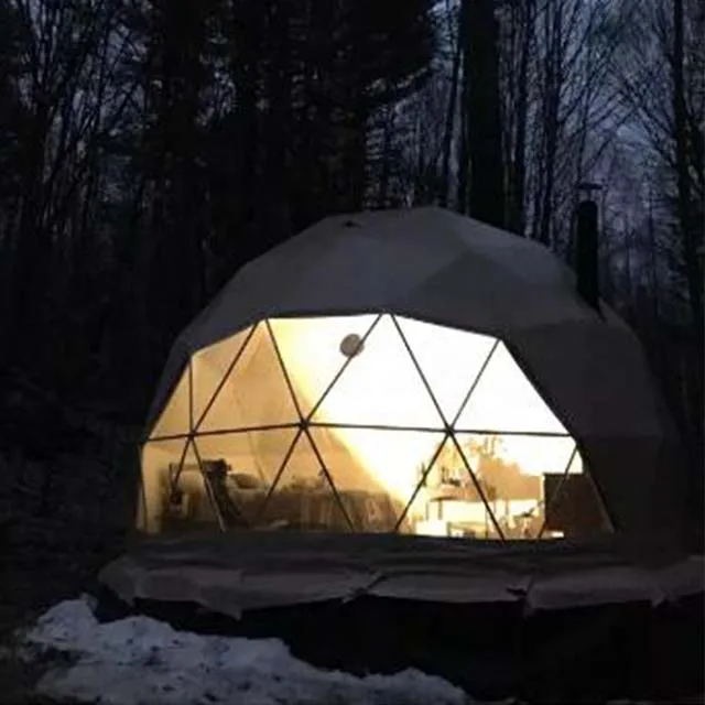 Customized Size Aluminum Alloy Party Restaurant Geodesic Dome Event Tents For Sale