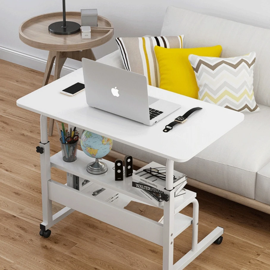 Favorable Price Computer Desk Table Office Furniture Executive Movable Computer Desk Stand Studying Table with Wheels