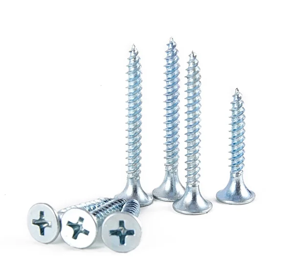 #6 x 1-5/8 in. Phillips Bugle-Head Coarse Thread Sharp Point Galvanized Drywall Screw Wood Screw 1lb.