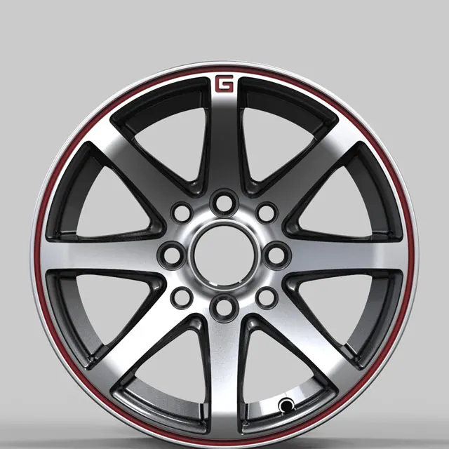 2020 China supply popular  13 14 15 inch casting wheel rims 8 holes alloy wheels