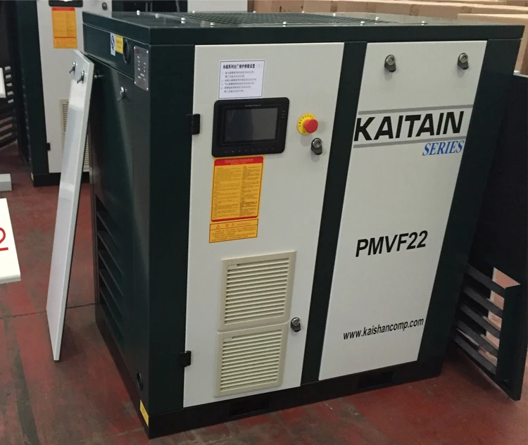 blowing machine high pressure inverter screw two stage air compressor