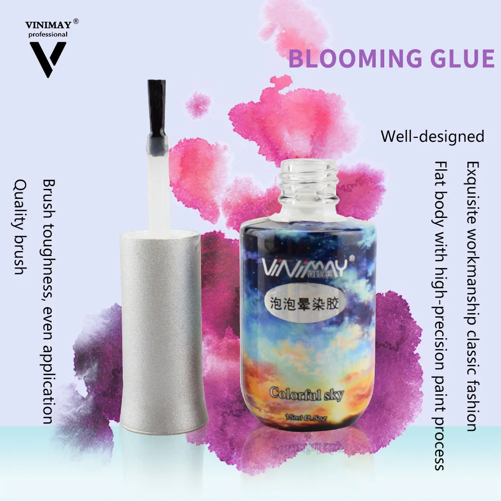 Vinimay Nail Supplies Drawing Gel Polish Marble Art Ink Nail Water Blooming Watercolor Liquid Dyeing UV Gel Nail Polish