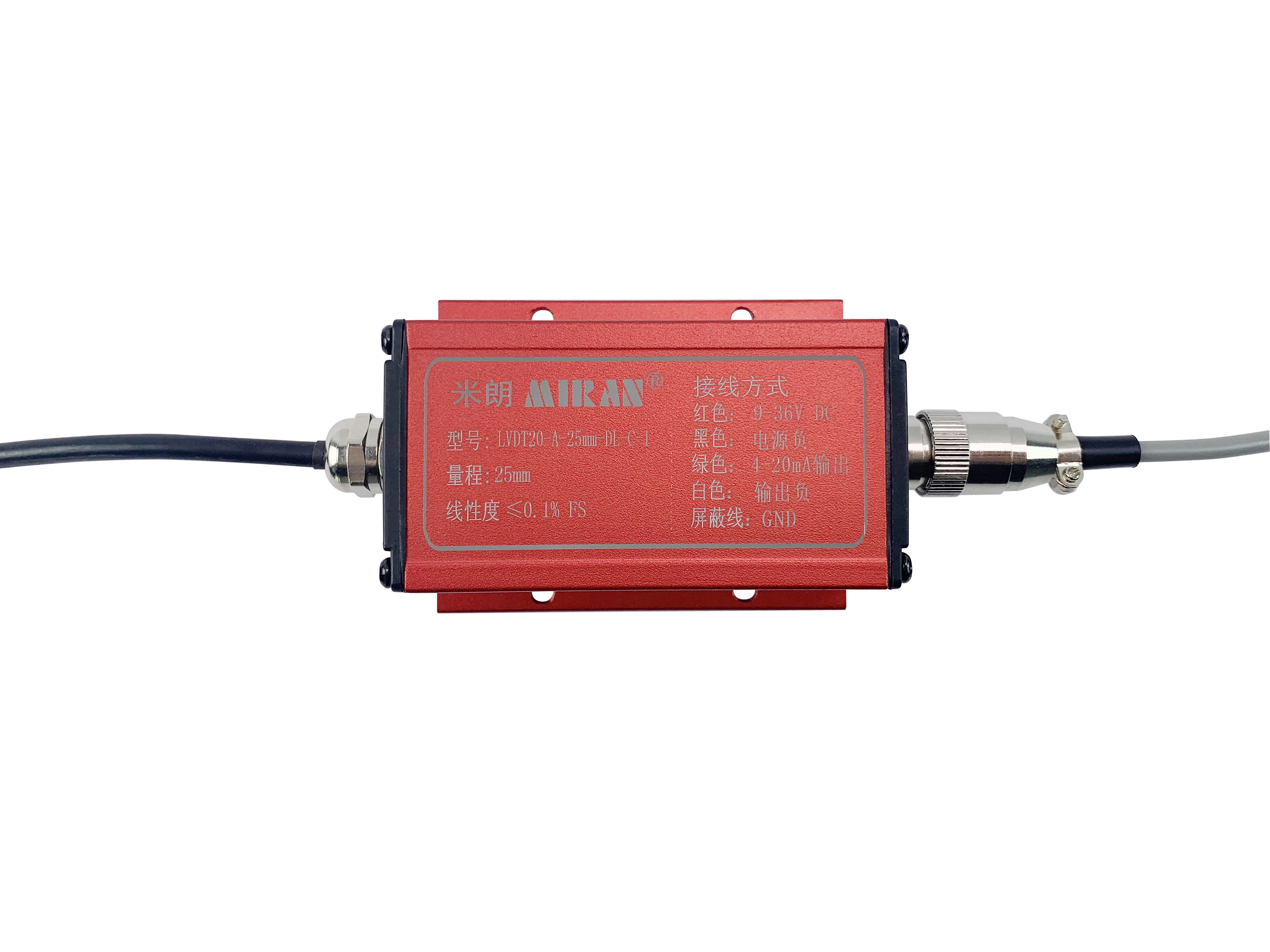 Spring Loaded LVDT20 Transducer Inductive Linear Position Displacement Sensor