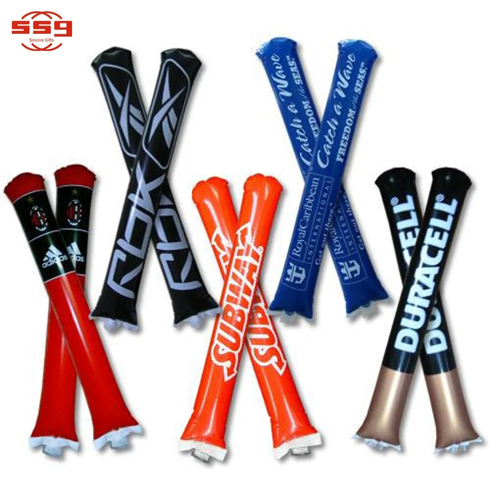 
Promotional Cheap High Quality PE Inflatable Cheering Stick, Bang Bang Cheer Spirit Stick, Thunder Stick 